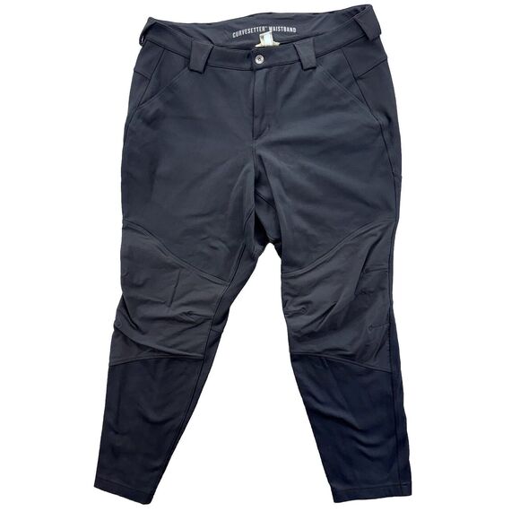 Duluth Womens Hardchore Tech Curvesetter Pant Size 18 Black Workwear Outdoor - Picture 1 of 9